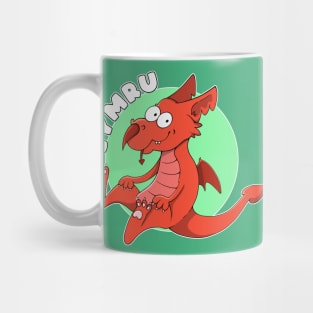 Sitting Welsh dragon Mug